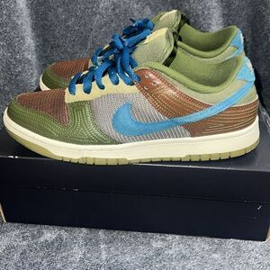 Nike Dunks NH low Cacoa blue green brown